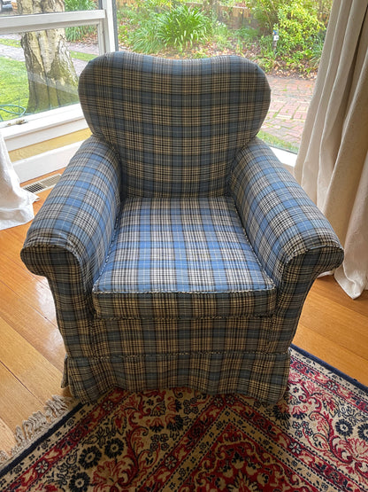 Vintage tartan chair