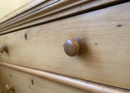 Late 1800’s  pine chest of drawers