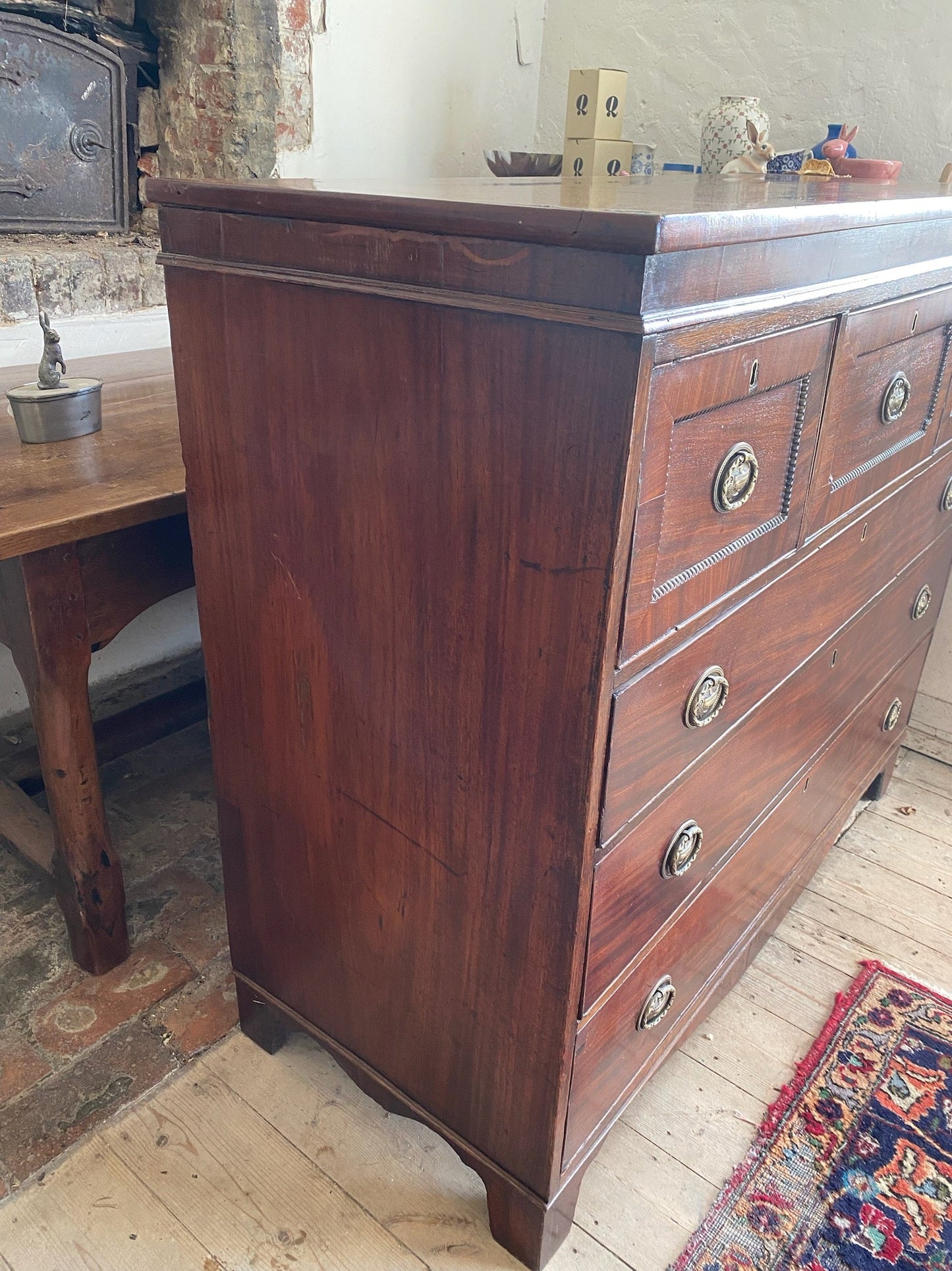 Antique Georgian Mahogany Chest of drawers