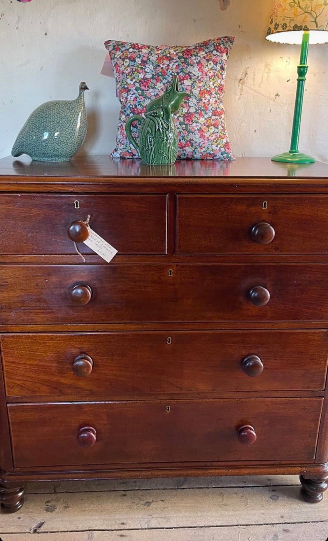 Australian cedar chest of 5 drawers