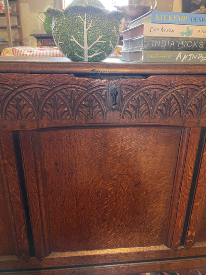 18th Century English oak coffer