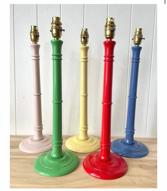 Yellow lamp base by Narissa Perks