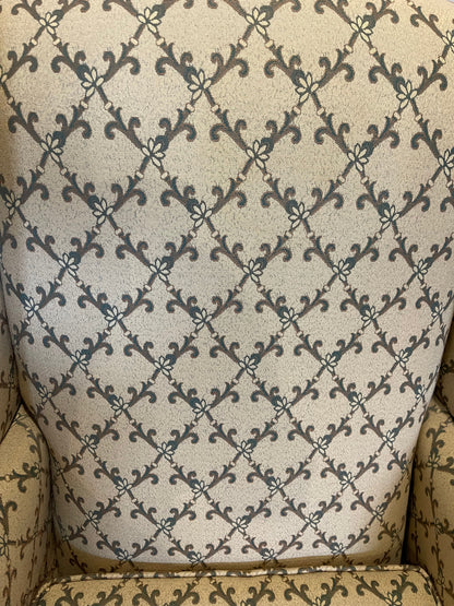 French style wingback chair