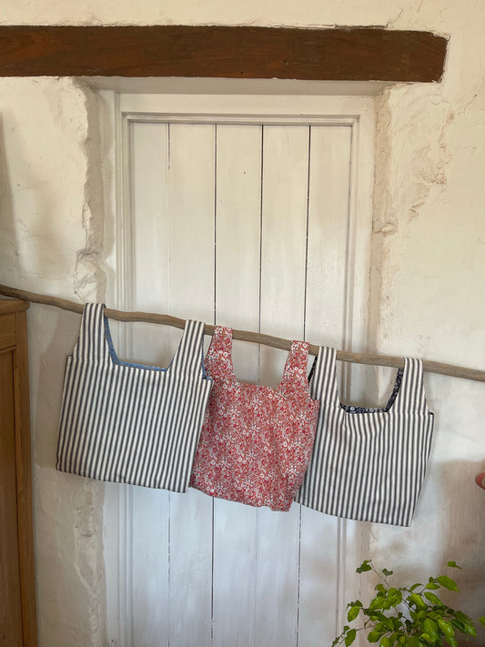 Ticking & Liberty tote bags