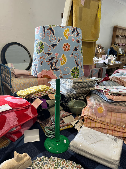 Kelly green Lamp base by Narissa Perks