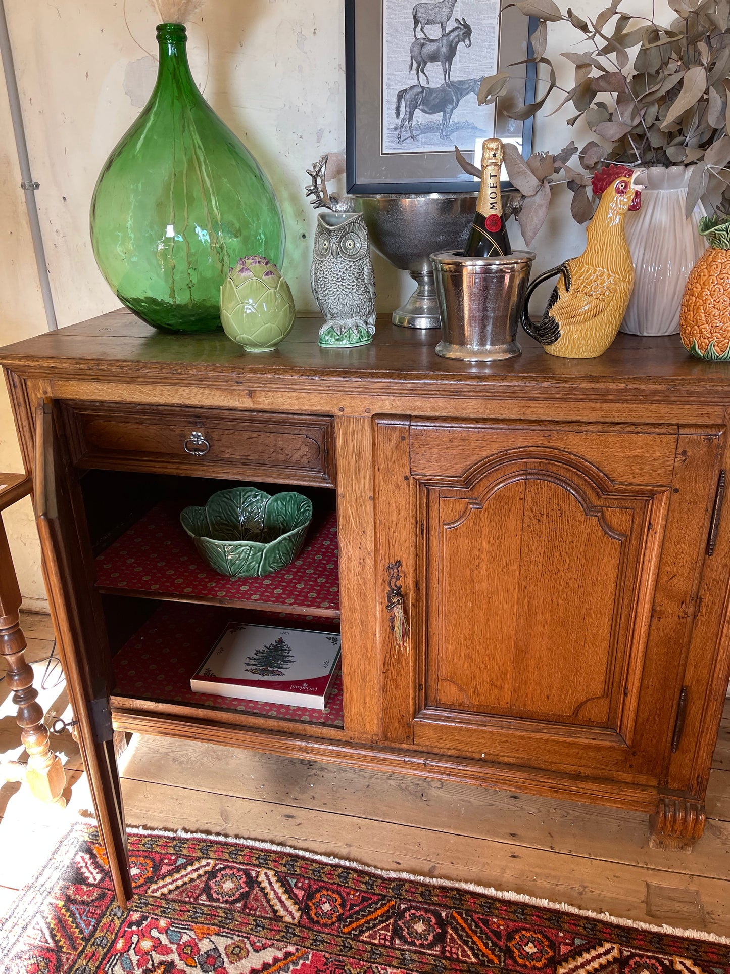 19th French oak buffet