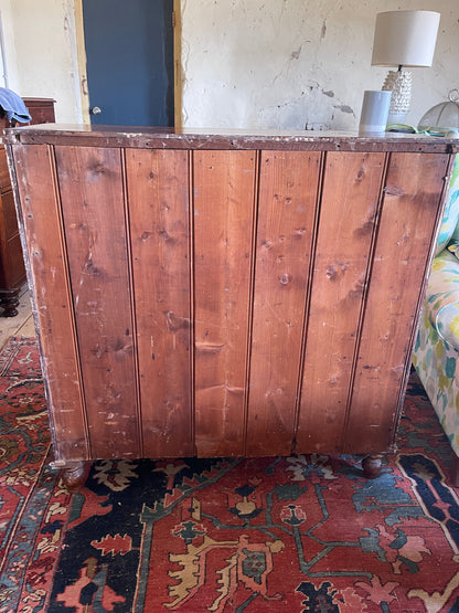Australian cedar chest of drawers