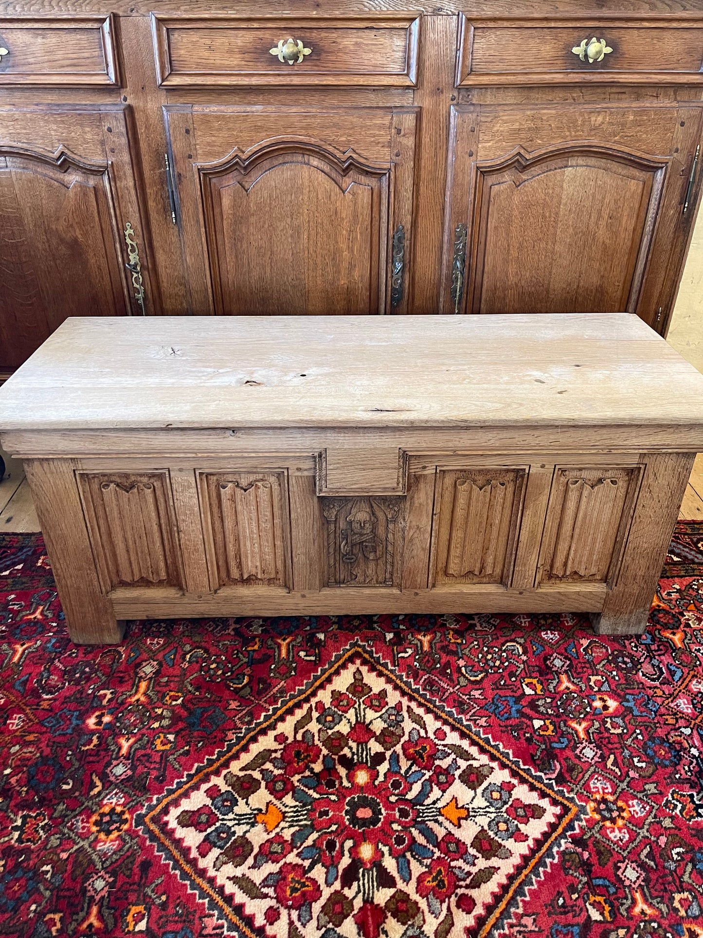 French oak chest