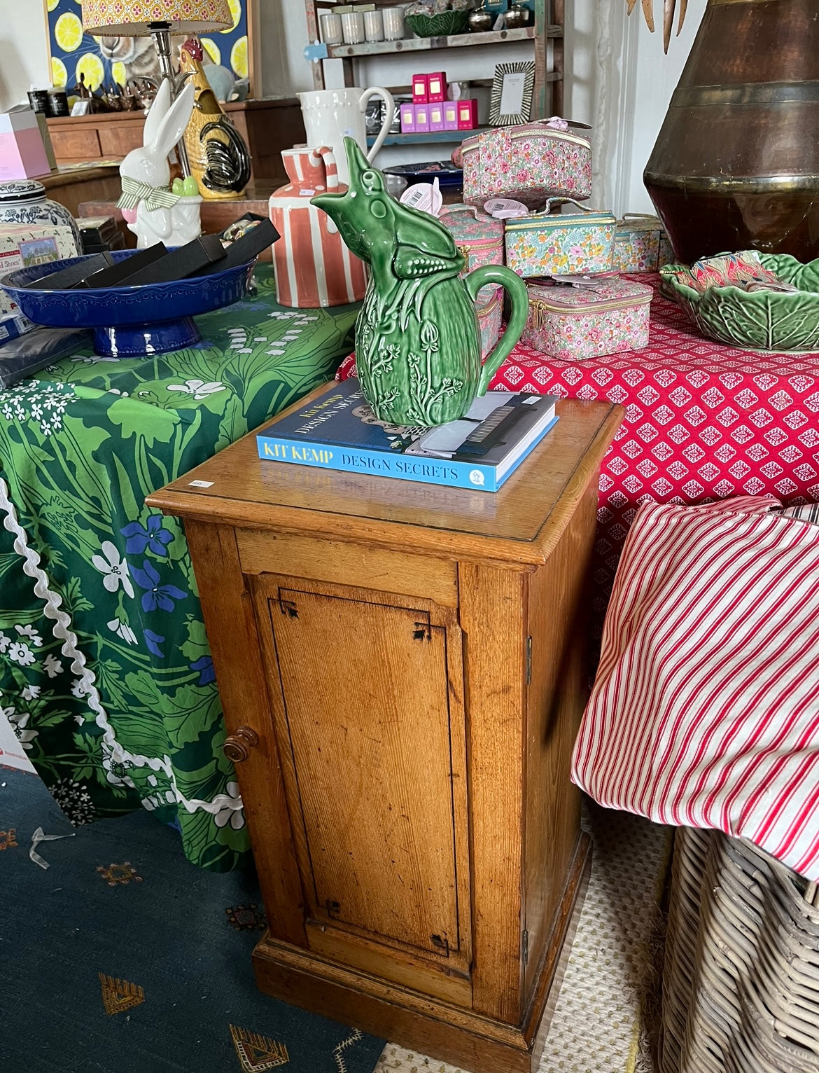 Antique bedside table