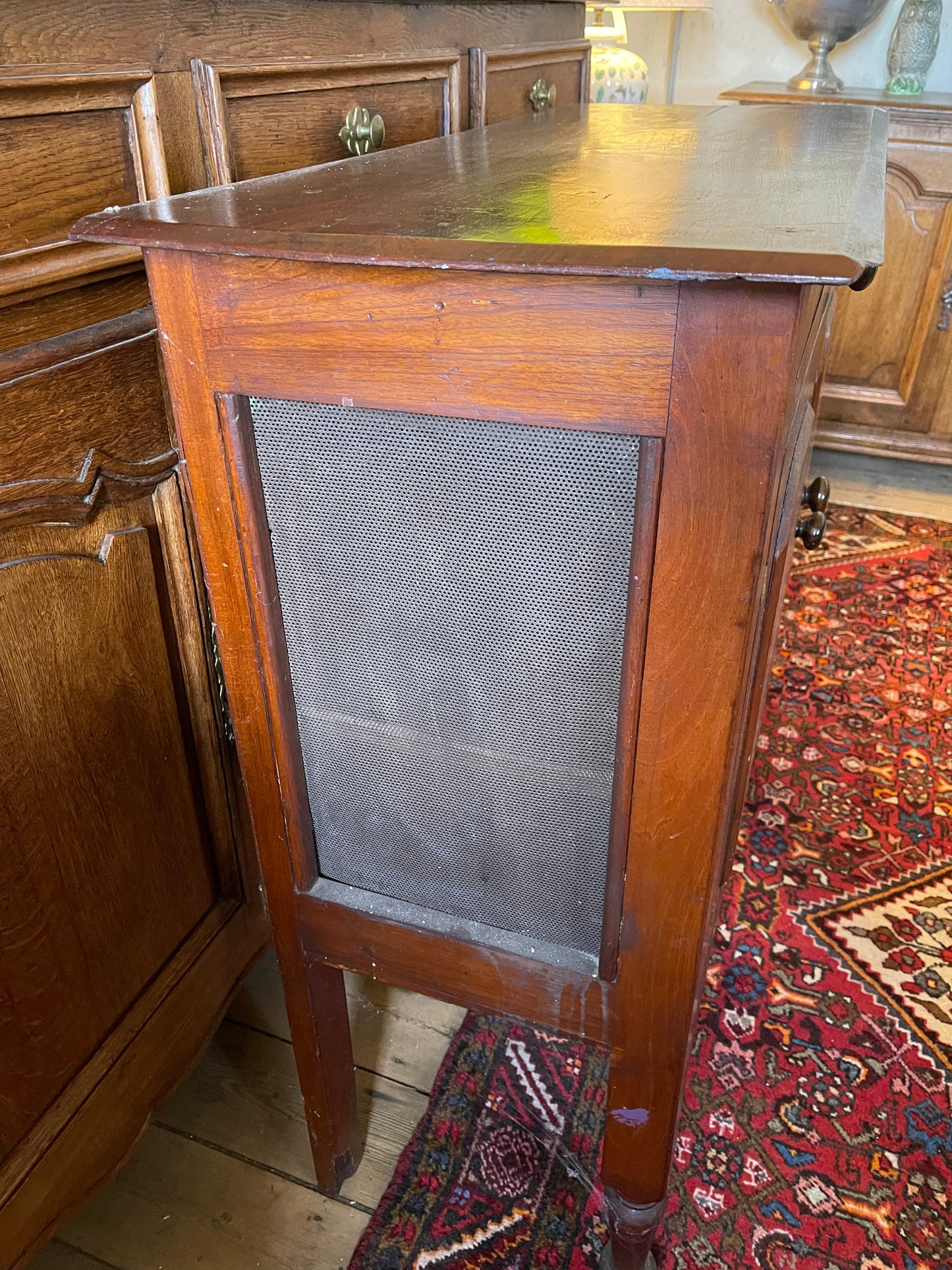 Antique cedar meat safe