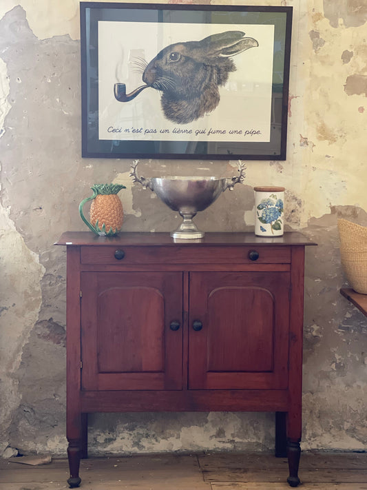 Antique cedar meat safe