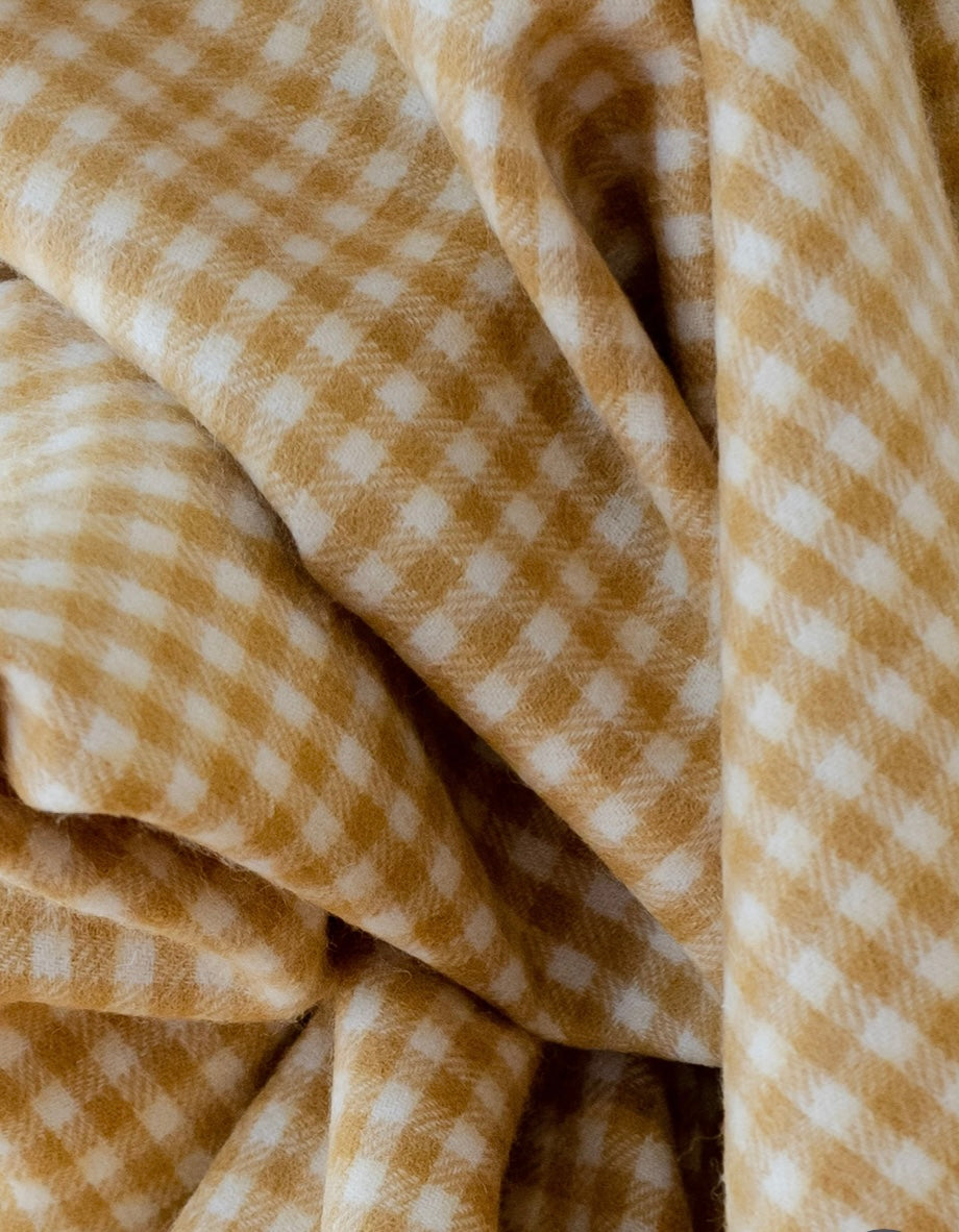 Tartan blanket co lambswool scarf
