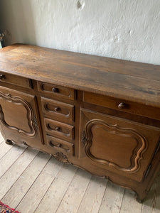 Antique French oak buffet