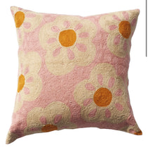 Load image into Gallery viewer, Eliza Piro Embroidery Cushion FLOWER POWER
