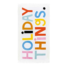Load image into Gallery viewer, Holiday Things Beach Towel by Castle &amp; Things
