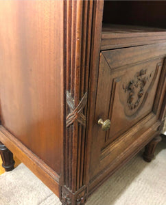 French Walnut bedside table