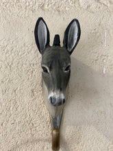 Load image into Gallery viewer, Wooden animal hook - Donkey
