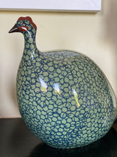 Load image into Gallery viewer, French Guinea Fowl Cobalt speckled Sage LARGE
