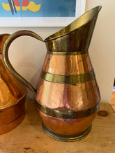 Load image into Gallery viewer, Antiques French Copper &amp; Brass Jug
