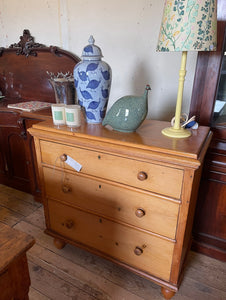 Late 1800’s  pine chest of drawers