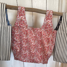 Load image into Gallery viewer, Ticking and Liberty tote bags

