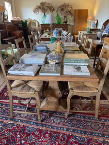Rustic farmhouse table
