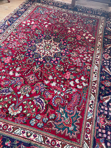 Antique Persian rug lovely colours