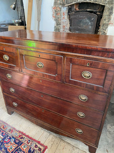 Antique Georgian Mahogany Chest of drawers