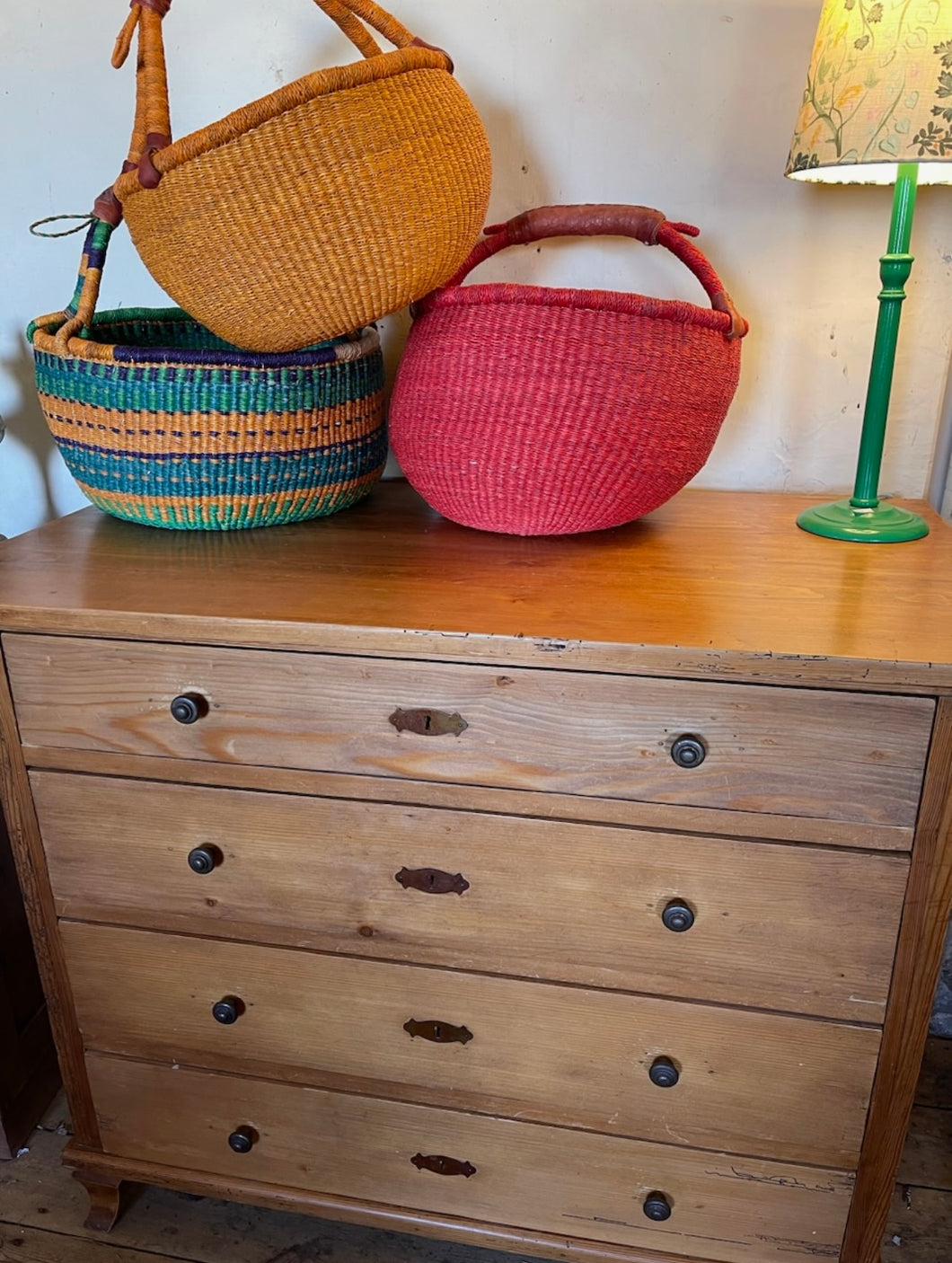 Baltic pine chest of drawers