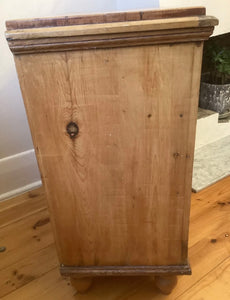 Late 1800’s  pine chest of drawers